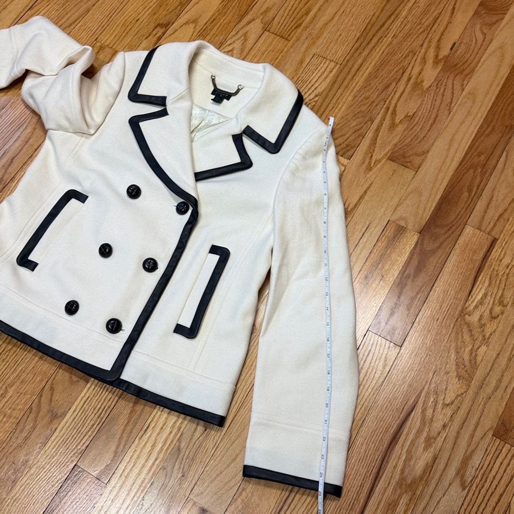 J. Crew Vintage Wool Pea Coat Stadium Jacket Size 14 Style 08411 - Picture 13 of 13